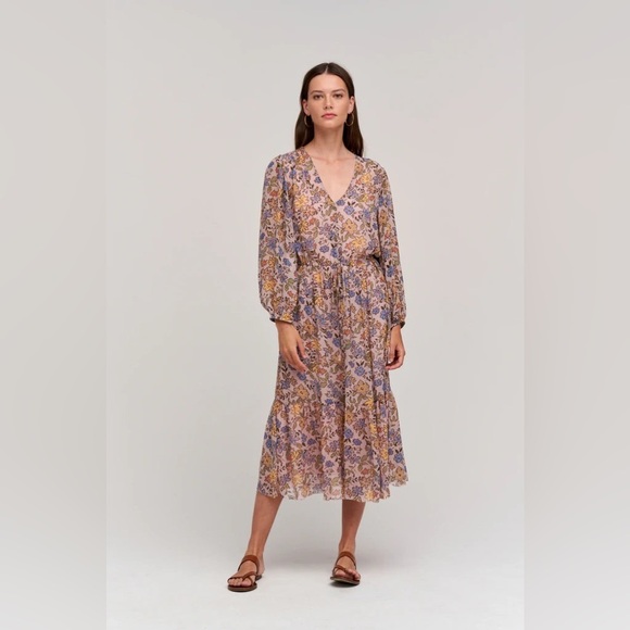 Velvet By Graham &  Spencer Pricilla Floral Dress - Picture 1 of 10